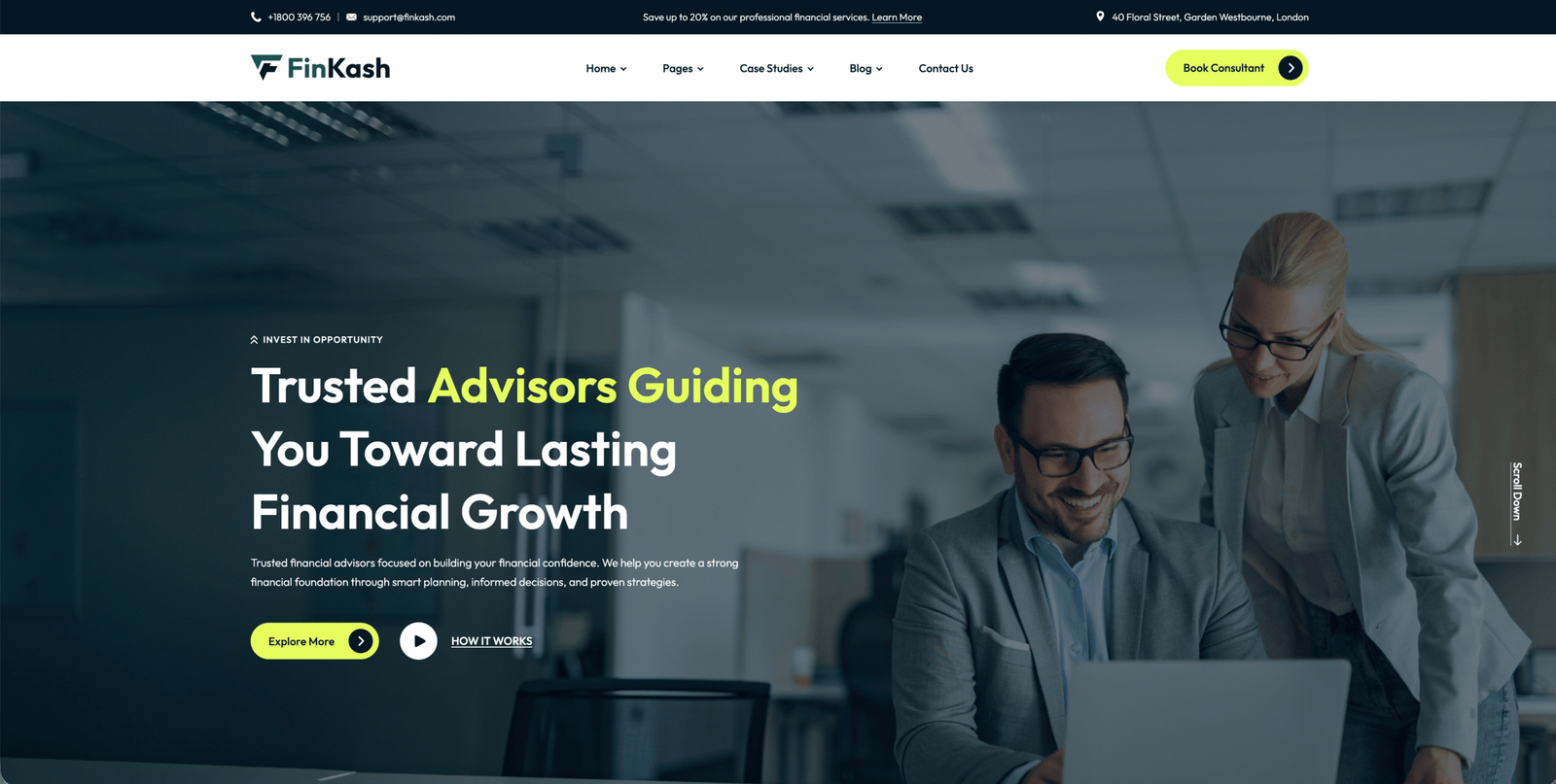 Service website project