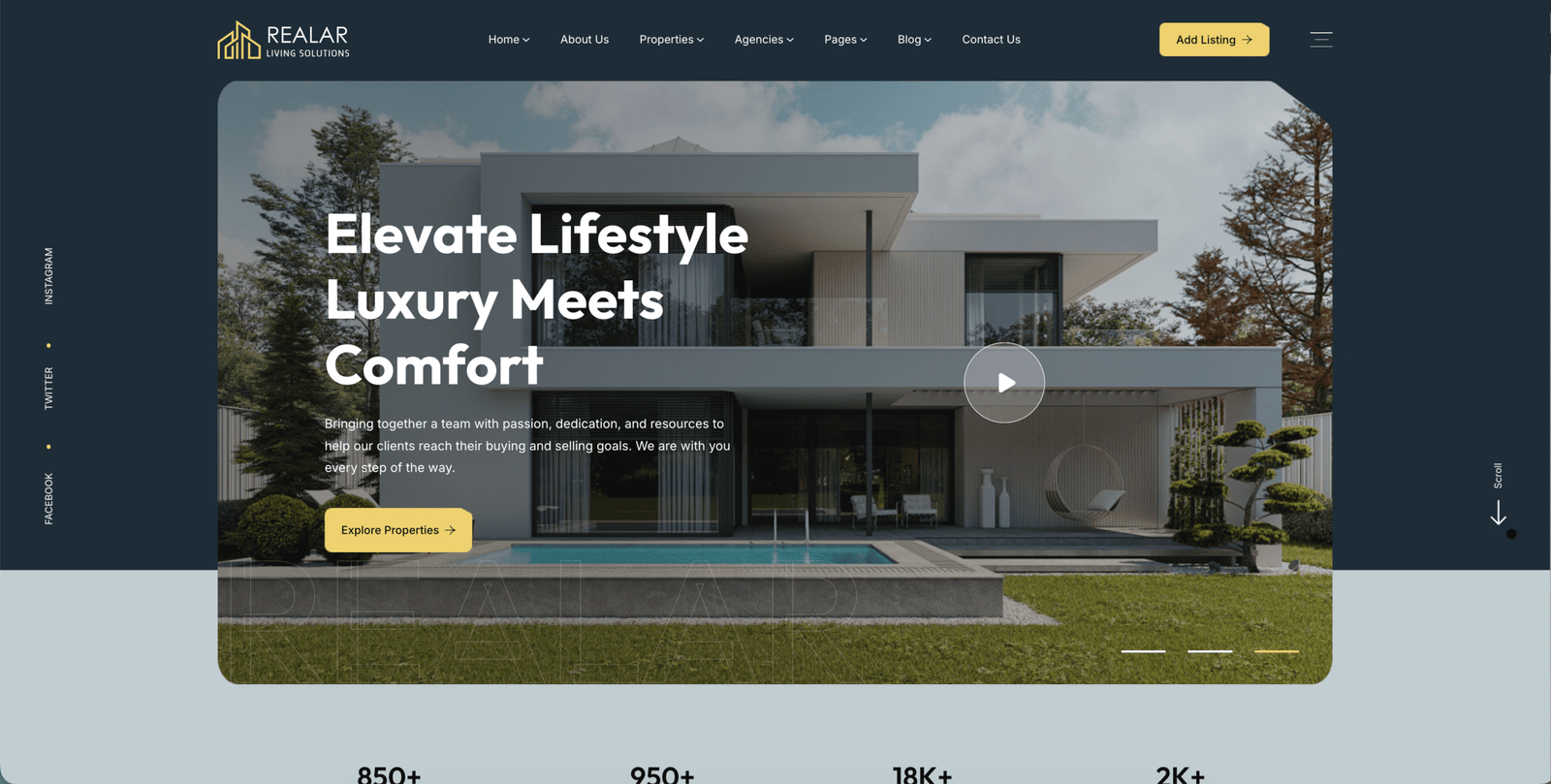 Agency website project